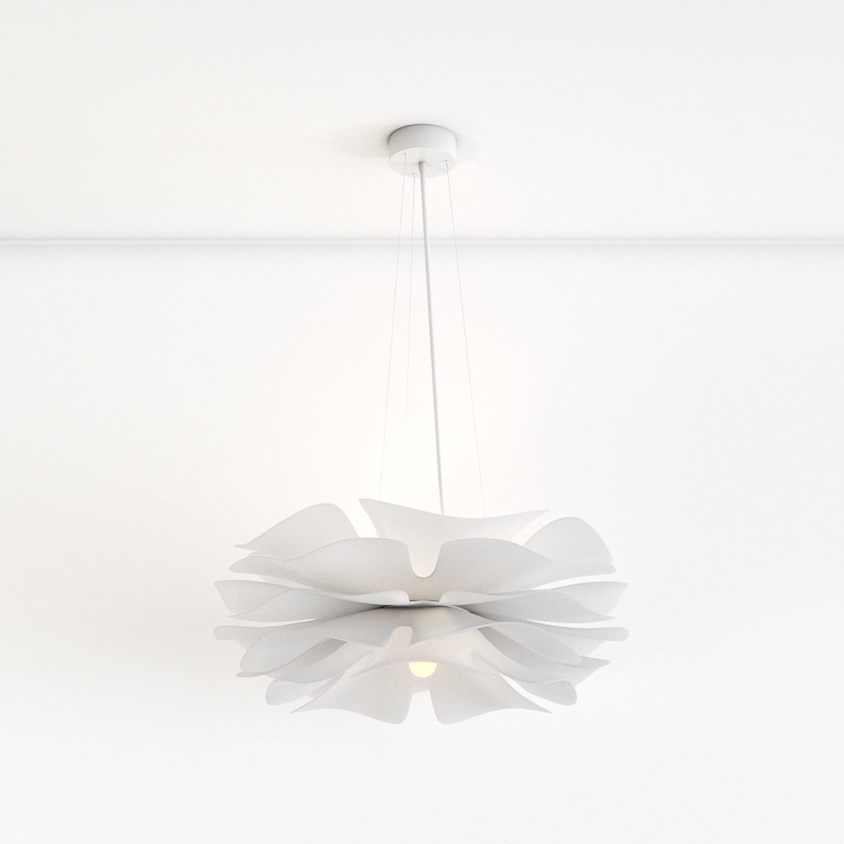 LED Crystal Fleur Chandelier - Elegant Floral Design for Living Room & Dining Room Lighting