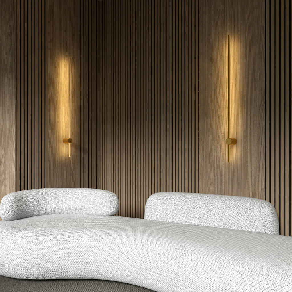 Modern Wall Sconce Light Fixture - Adjustable LED Design for Living Room, Bedroom, and Hallway Lighting