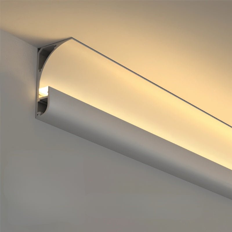 LED Profile Light Fixture - Slim Design for Modern Spaces - Adjustable Brightness for Home & Office Use