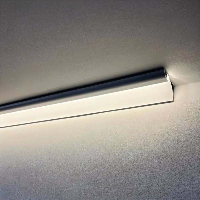 LED Profile Light Fixture - Slim Design for Modern Spaces - Adjustable Brightness for Home & Office Use