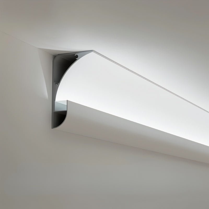 LED Profile Light Fixture - Slim Design for Modern Spaces - Adjustable Brightness for Home & Office Use