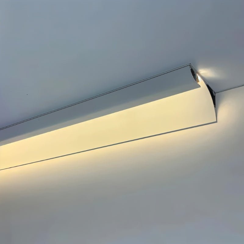 LED Profile Light Fixture - Slim Design for Modern Spaces - Adjustable Brightness for Home & Office Use