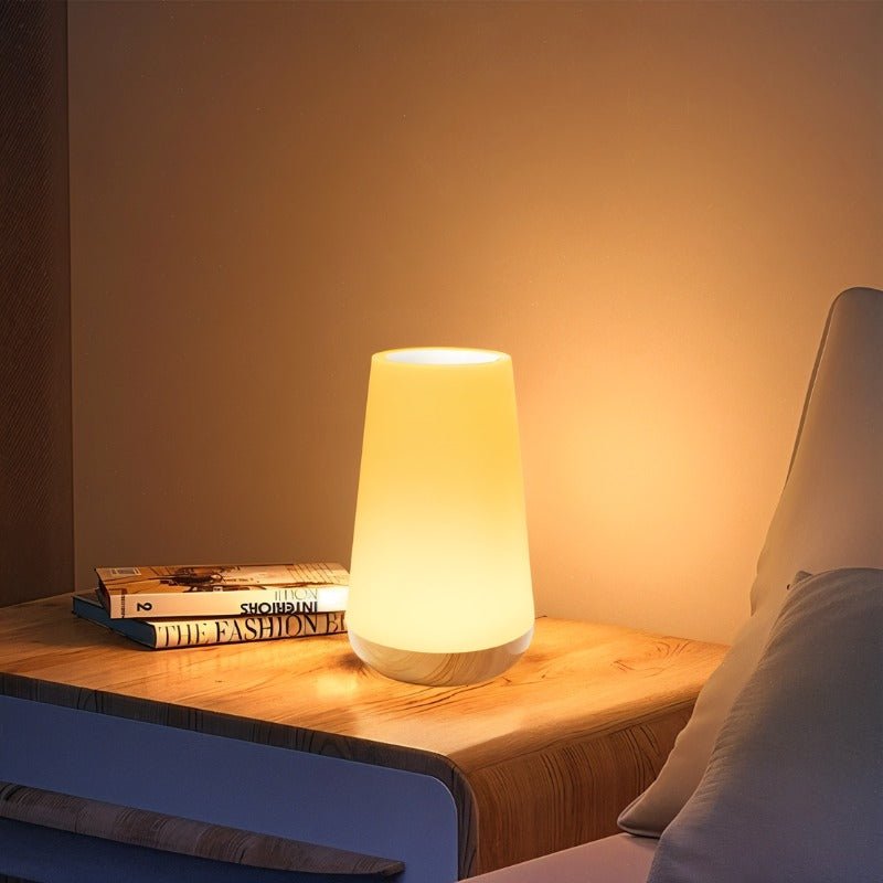 LED Table Lamp with Adjustable Brightness and Modern Design for Home Office & Living Room Use