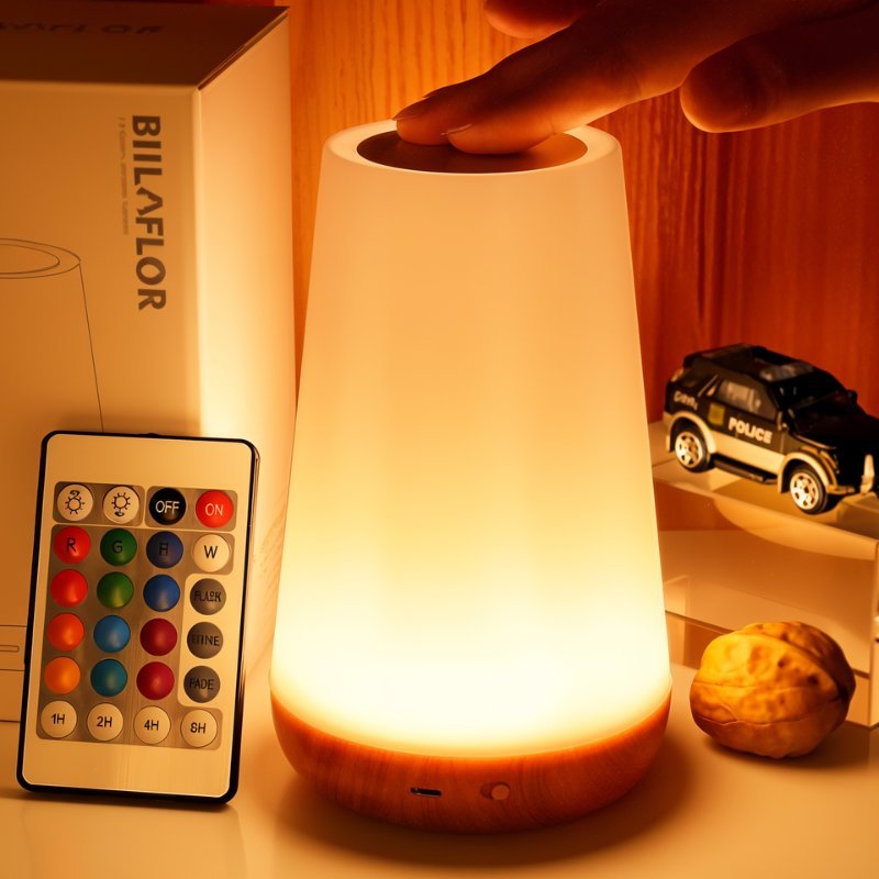 LED Table Lamp with Adjustable Brightness and Modern Design for Home Office & Living Room Use