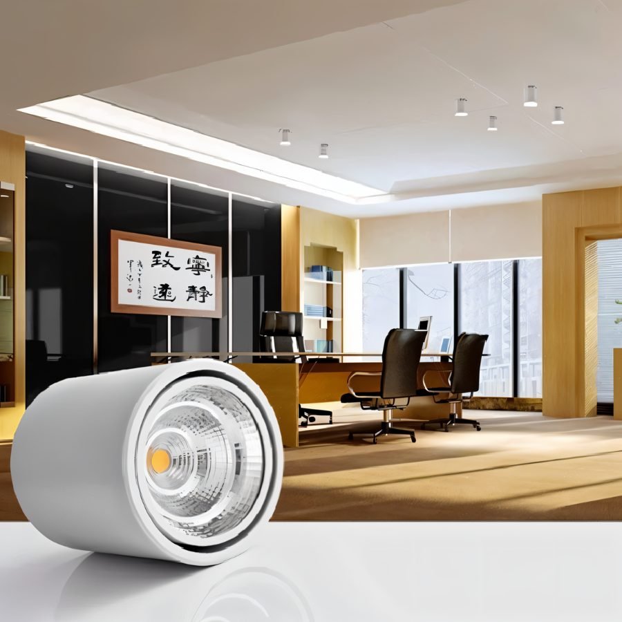 LED Downlight Fixture - Adjustable Recessed Lighting - Energy Efficient for Home, Office & Retail Spaces