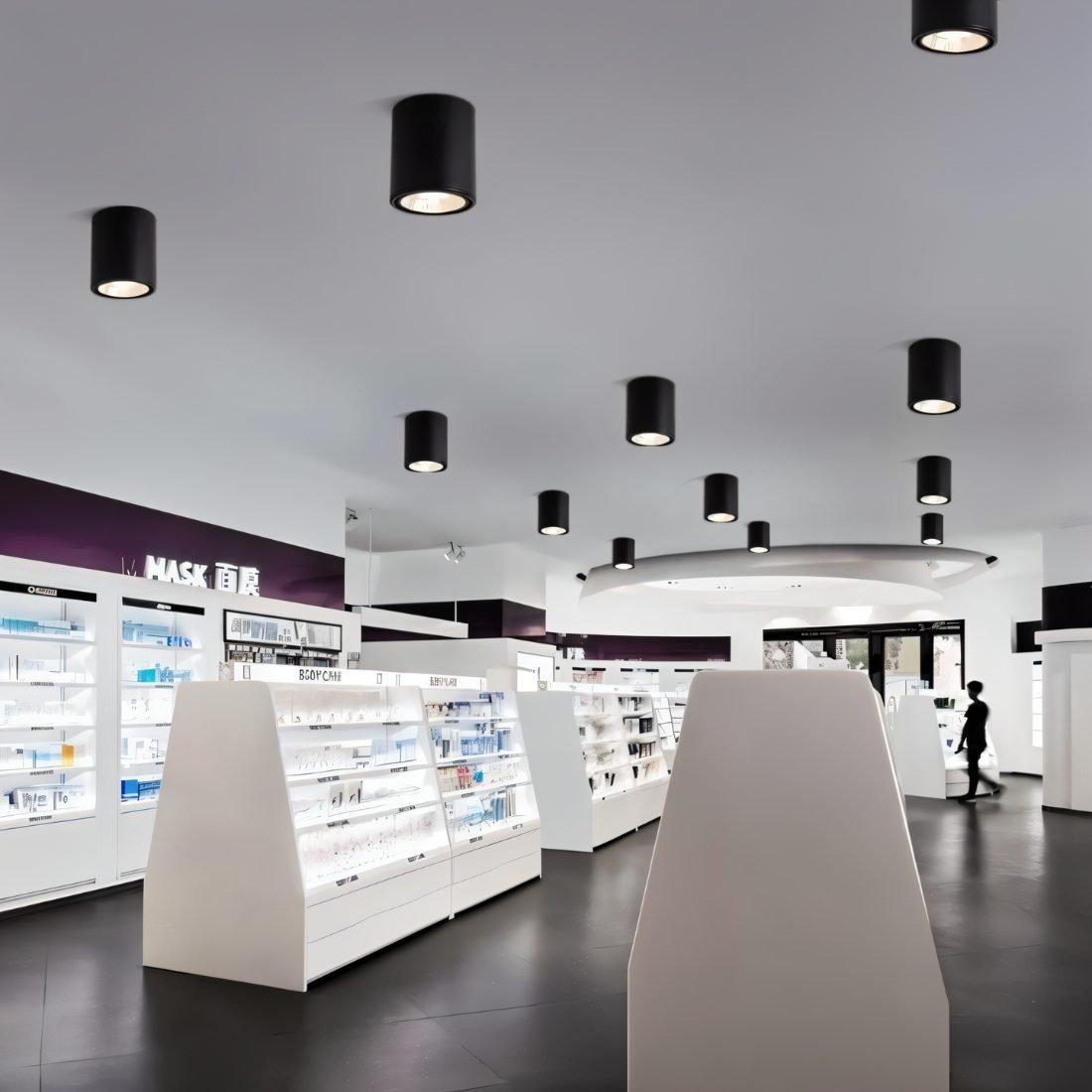 LED Downlight Fixture - Adjustable Recessed Lighting - Energy Efficient for Home, Office & Retail Spaces