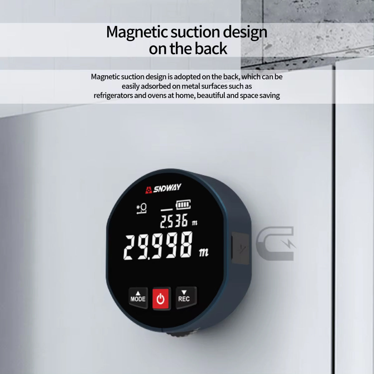 2-in-1 Rolling & Laser Tape Measure with Digital Readout