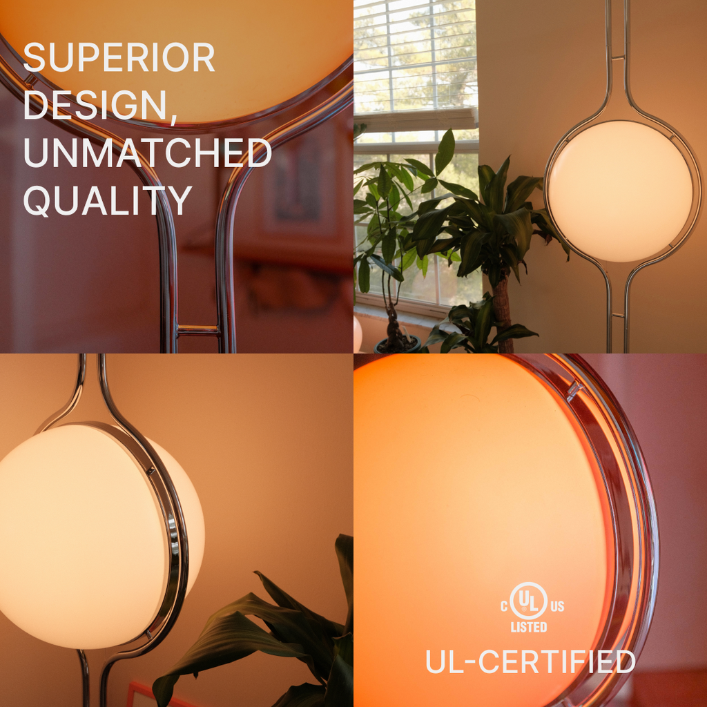 LED Floor to Ceiling Lamp - Adjustable Height Modern Lighting for Living Room & Bedroom Decor