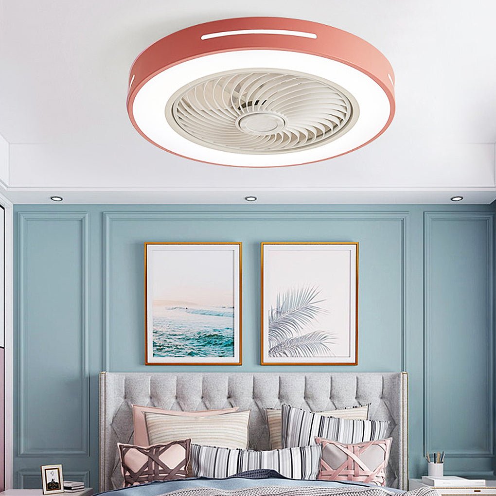 Inverter Bladed Ceiling Fan with Remote Control and Light - Energy-Efficient Wind-Guiding Ceiling Fan for Home & Office Use