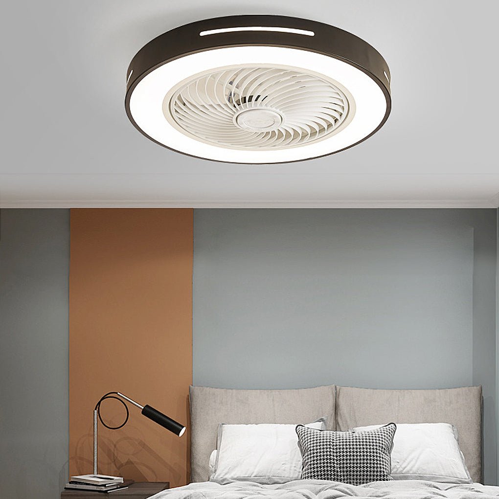 Inverter Bladed Ceiling Fan with Remote Control and Light - Energy-Efficient Wind-Guiding Ceiling Fan for Home & Office Use