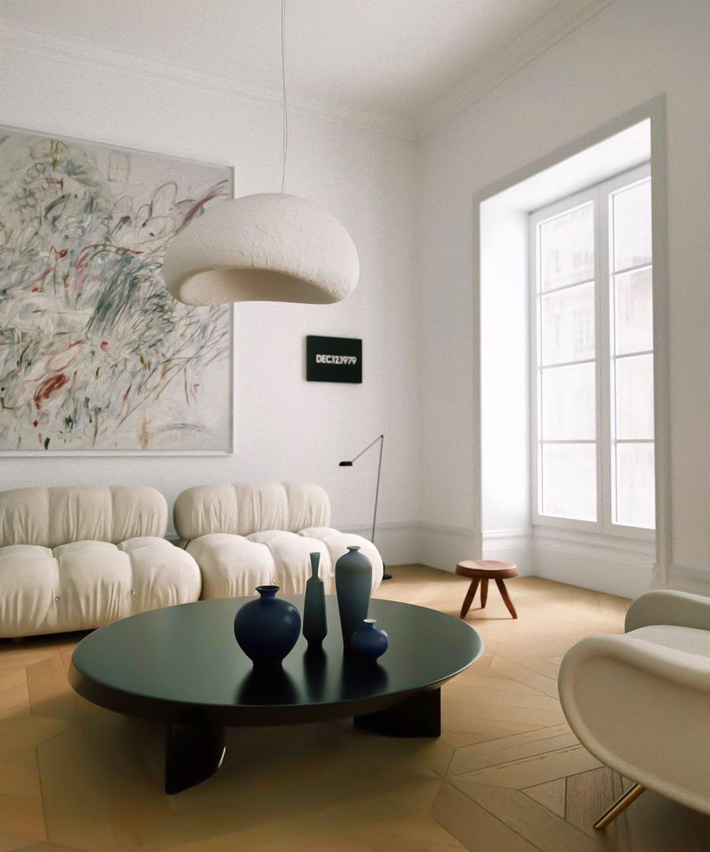 LED Cloud Pendant Light - Modern White Fixture for Living Room & Dining Room Lighting