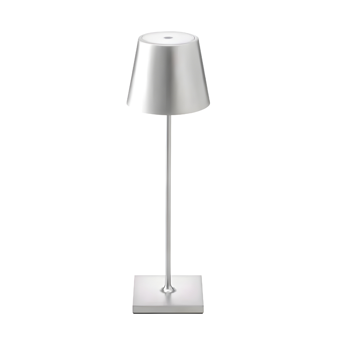 Cordless Dimmable Lampshade Table Lamp – Rechargeable LED Touch Light for Indoor & Outdoor Use, Waterproof IP54, USB Type-C Charging