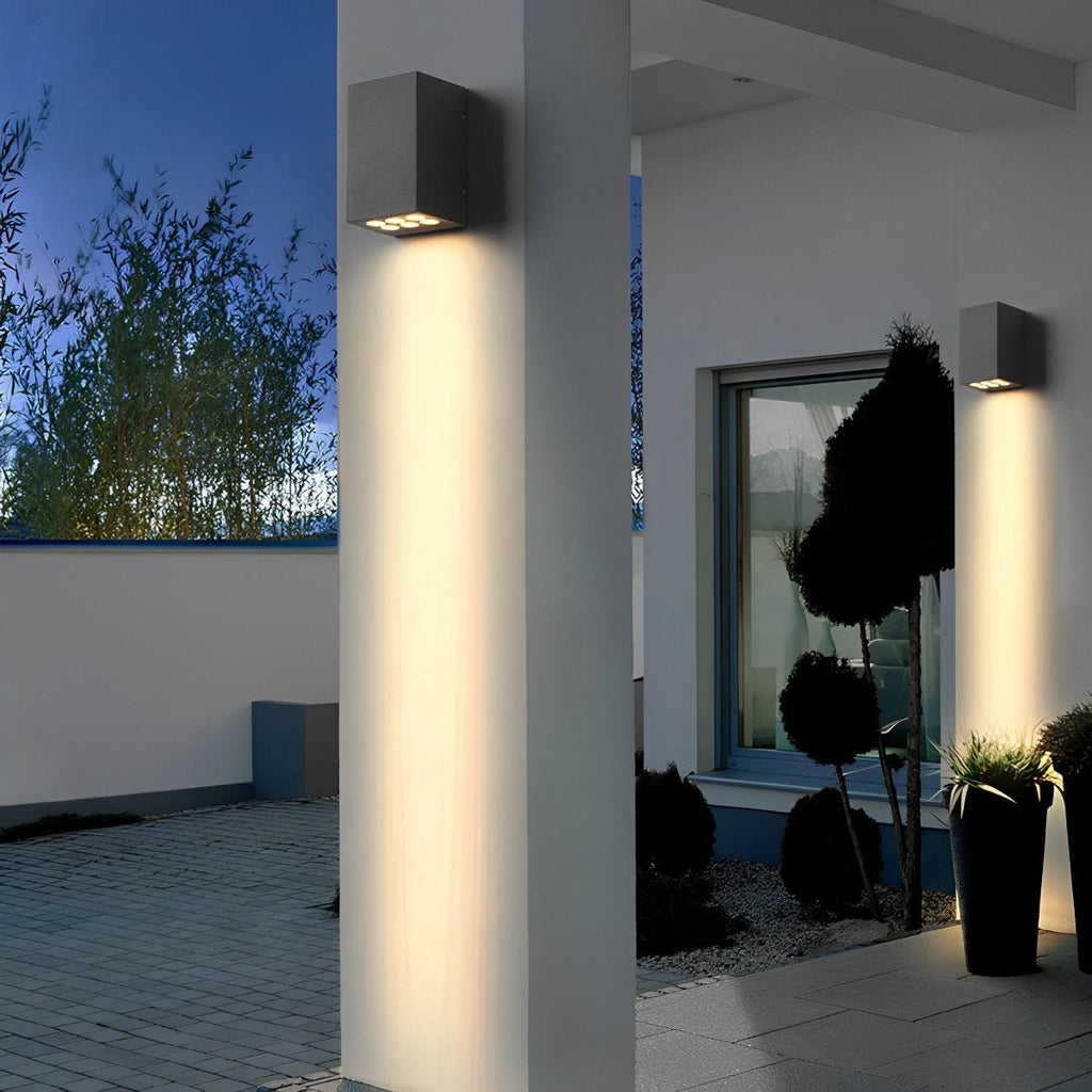 Waterproof LED Straight Wall Light Fixture for Outdoor & Indoor Use, Energy-Efficient Illumination