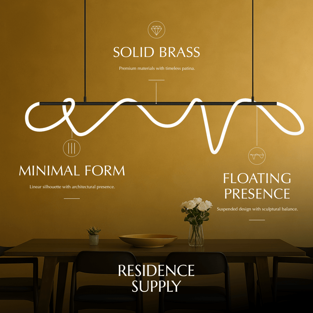 LED Chandelier | Adjustable Color Temperature, Dimmable & Perfect for Contemporary Spaces