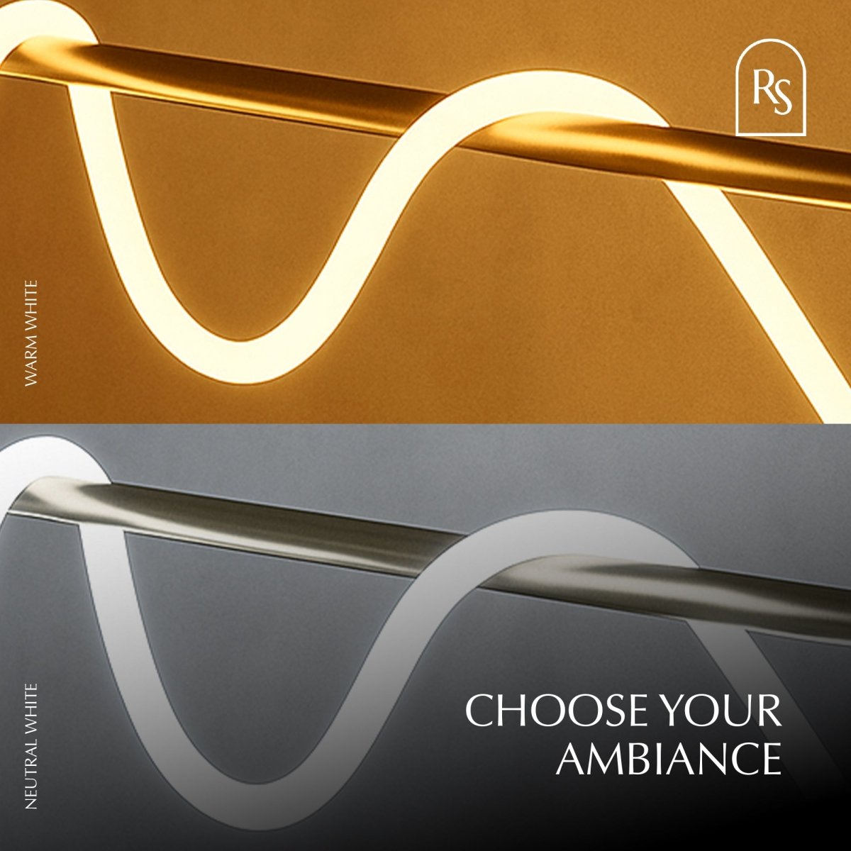 LED Linea Chandelier Light Fixture - Modern Hanging Pendant for Dining Room & Entryway Lighting