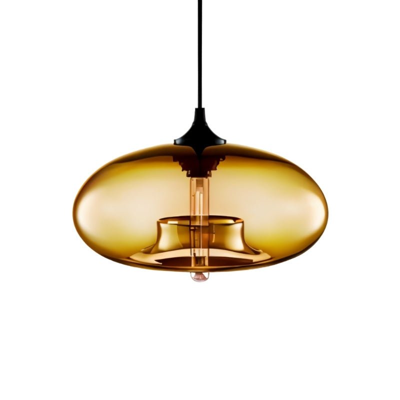 Lustre Pendant Light Fixture - Modern Hanging Lamp for Kitchen, Dining Room & Living Room