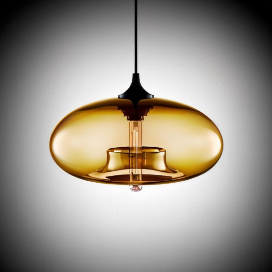 Lustre Pendant Light Fixture - Modern Hanging Lamp for Kitchen, Dining Room & Living Room