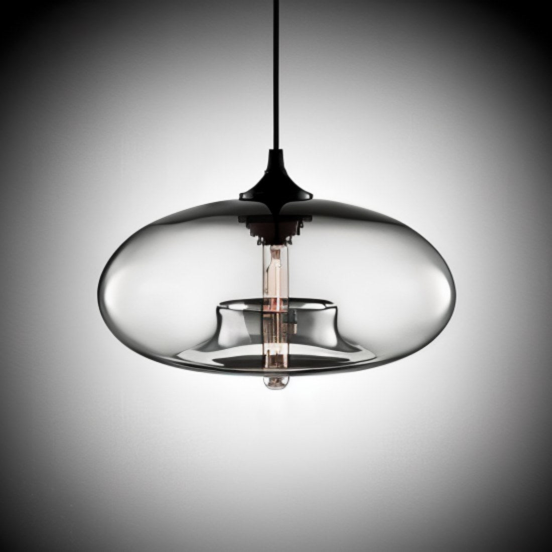 Lustre Pendant Light Fixture - Modern Hanging Lamp for Kitchen, Dining Room & Living Room