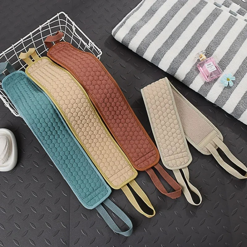 Back Scrubber for Shower - Easy Reach Exfoliating Brush for Smooth Skin