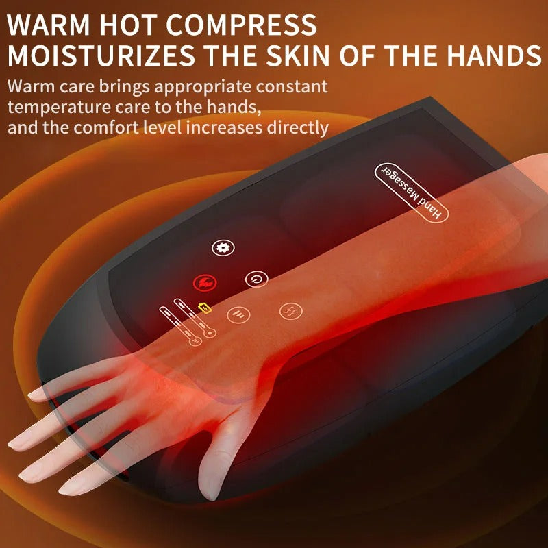 Electric Hand Massager for Arthritis - Relaxation & Pain Relief, Soothing Compression Therapy, Cordless Electric Massager