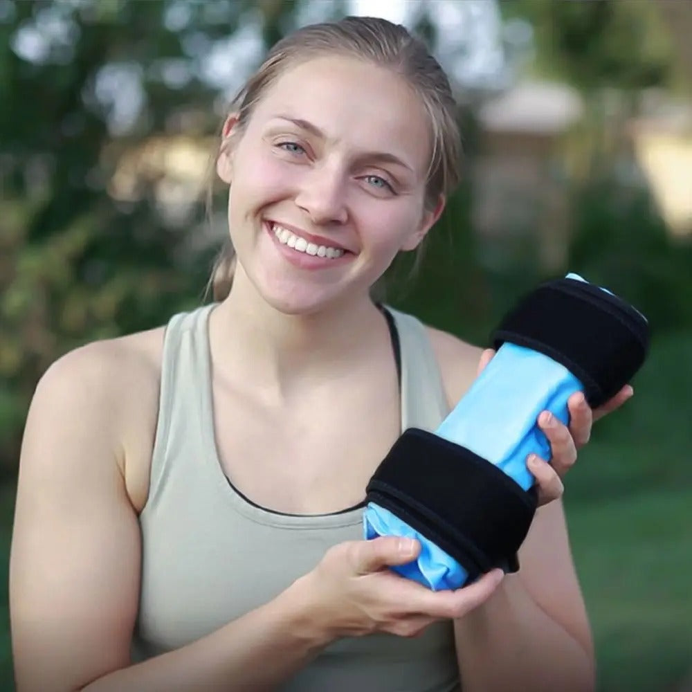 Gel Ice Wrap for Knees - Soothing Relief for Pain and Swelling