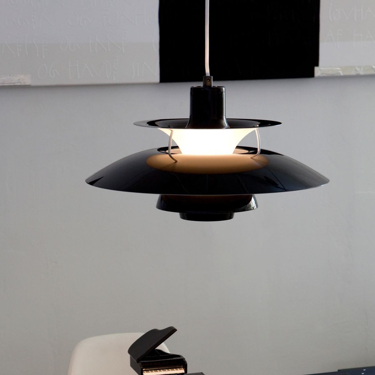 PH 5 Pendant Lamp - Modern Scandinavian Design Light Fixture for Dining Room & Living Space