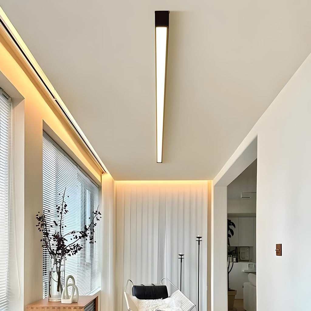 LED Modern Ceiling Light Fixture with Dimming Feature - Minimalist Design for Living Room & Kitchen