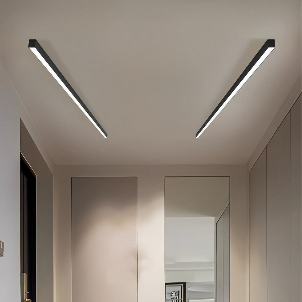 LED Modern Ceiling Light Fixture with Dimming Feature - Minimalist Design for Living Room & Kitchen