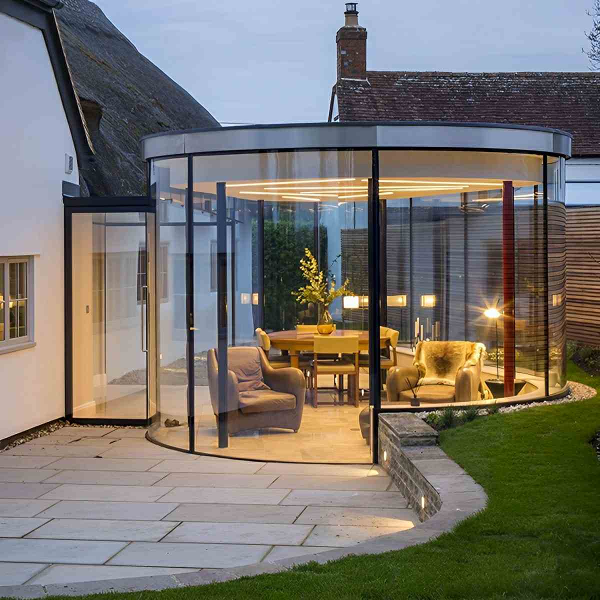 LED Modern Ceiling Light Fixture with Dimming Feature - Minimalist Design for Living Room & Kitchen