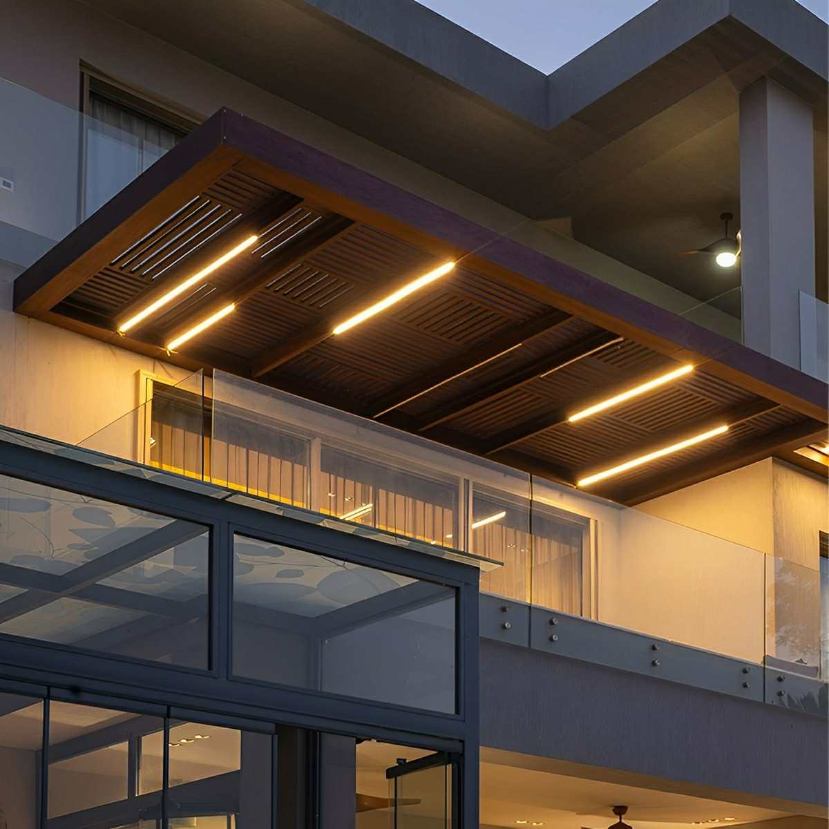 LED Modern Ceiling Light Fixture with Dimming Feature - Minimalist Design for Living Room & Kitchen