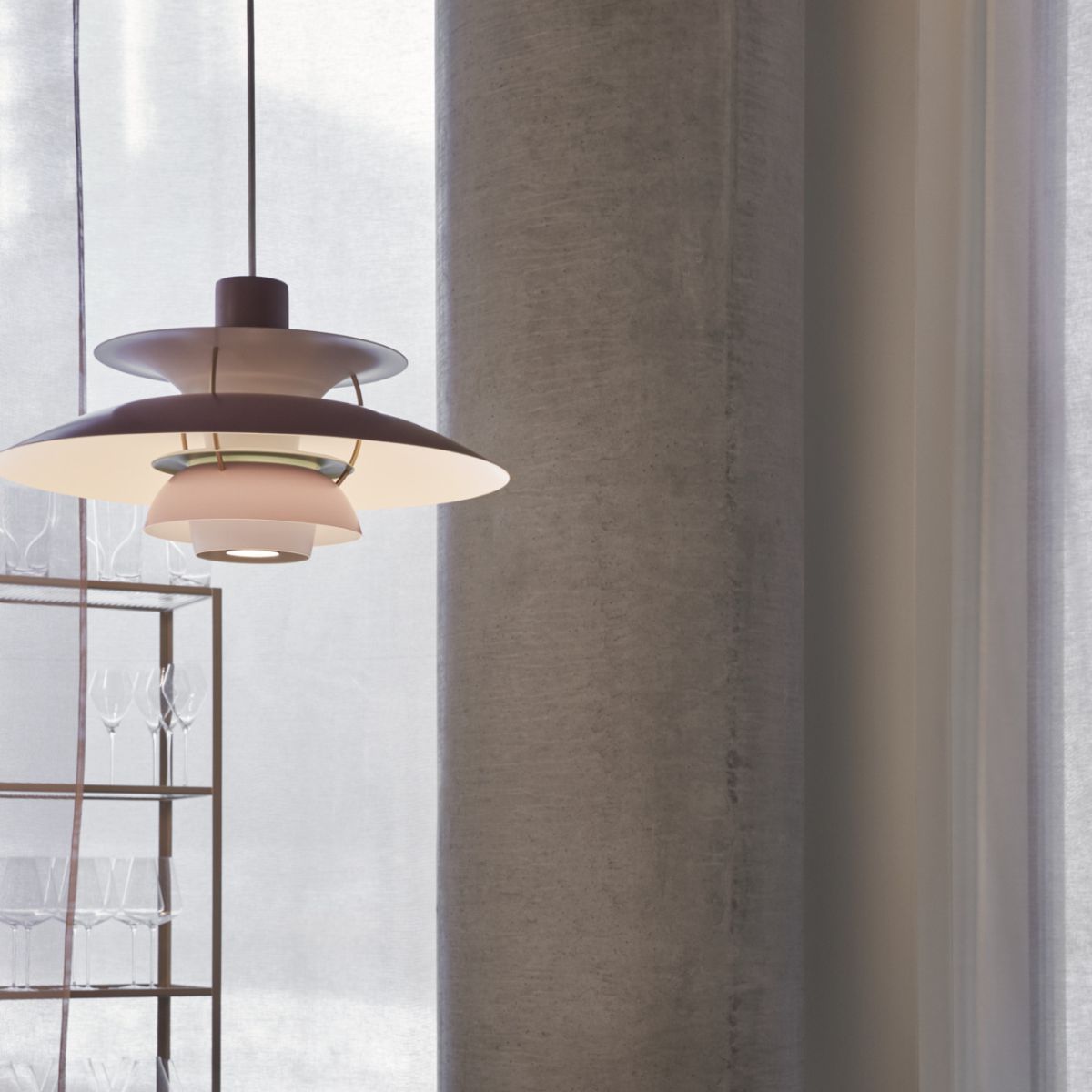 PH 5 Pendant Lamp - Modern Scandinavian Design Light Fixture for Dining Room & Living Space