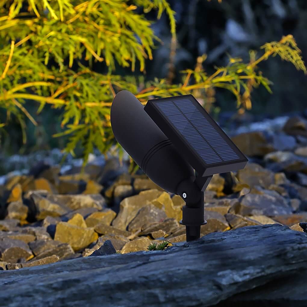 Outdoor Waterproof Solar Spot Light for Landscape Lighting in Courtyard, Garden, and Lawn Areas