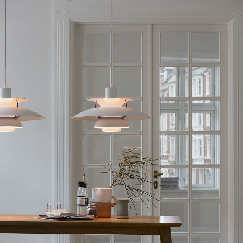 PH 5 Pendant Lamp - Modern Scandinavian Design Light Fixture for Dining Room & Living Space