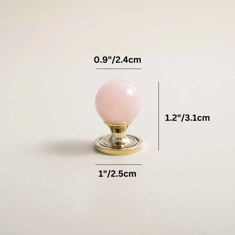 Crystal Cabinet Knob & Pull Bar Set - Decorative Hardware for Kitchen & Bathroom Drawers