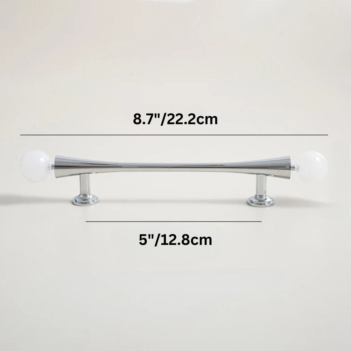 Crystal Cabinet Knob & Pull Bar Set - Decorative Hardware for Kitchen & Bathroom Drawers