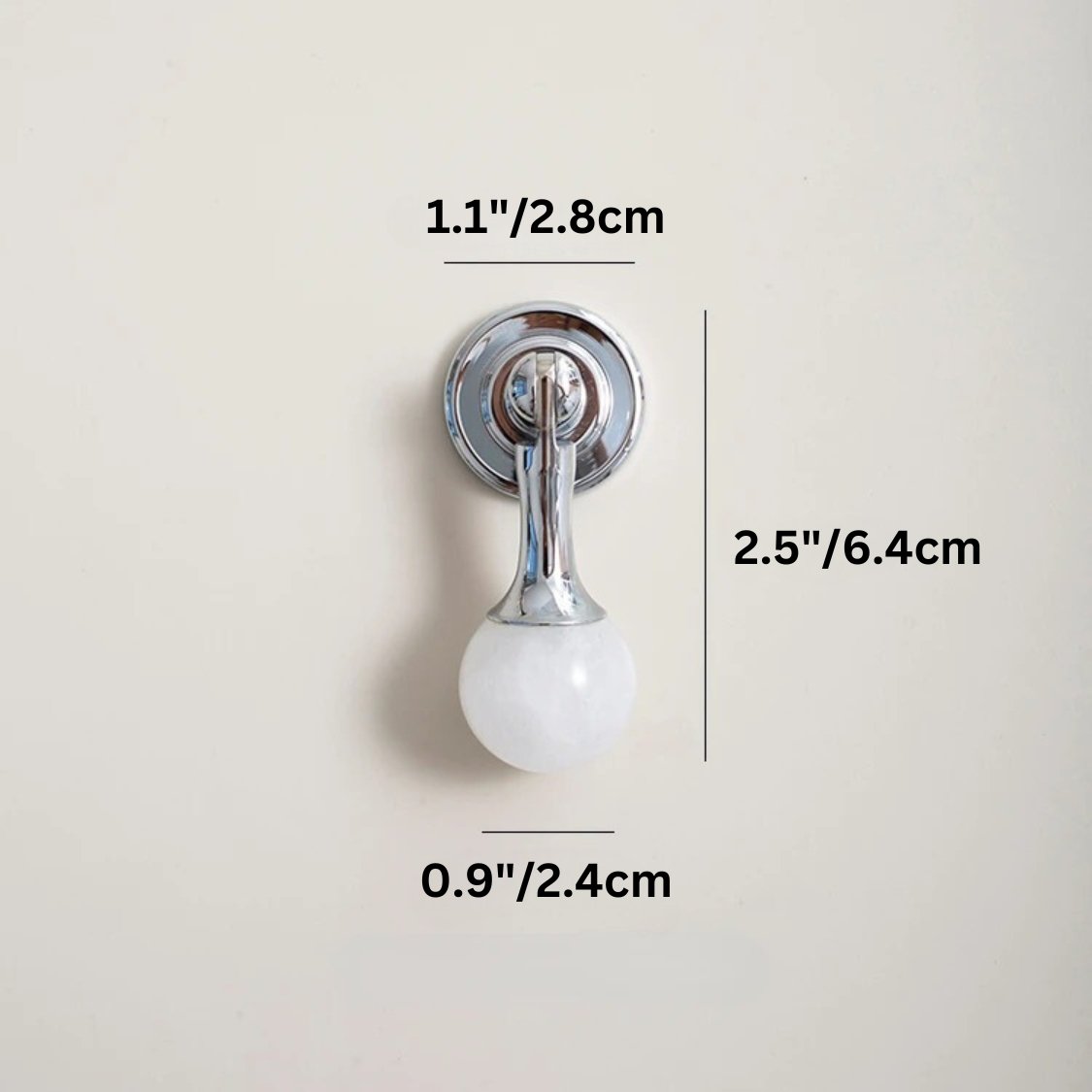 Crystal Cabinet Knob & Pull Bar Set - Decorative Hardware for Kitchen & Bathroom Drawers