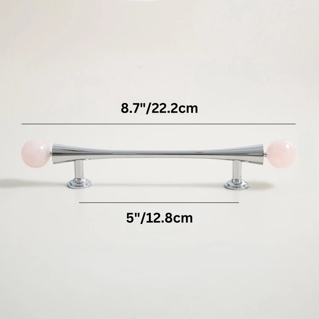 Crystal Cabinet Knob & Pull Bar Set - Decorative Hardware for Kitchen & Bathroom Drawers