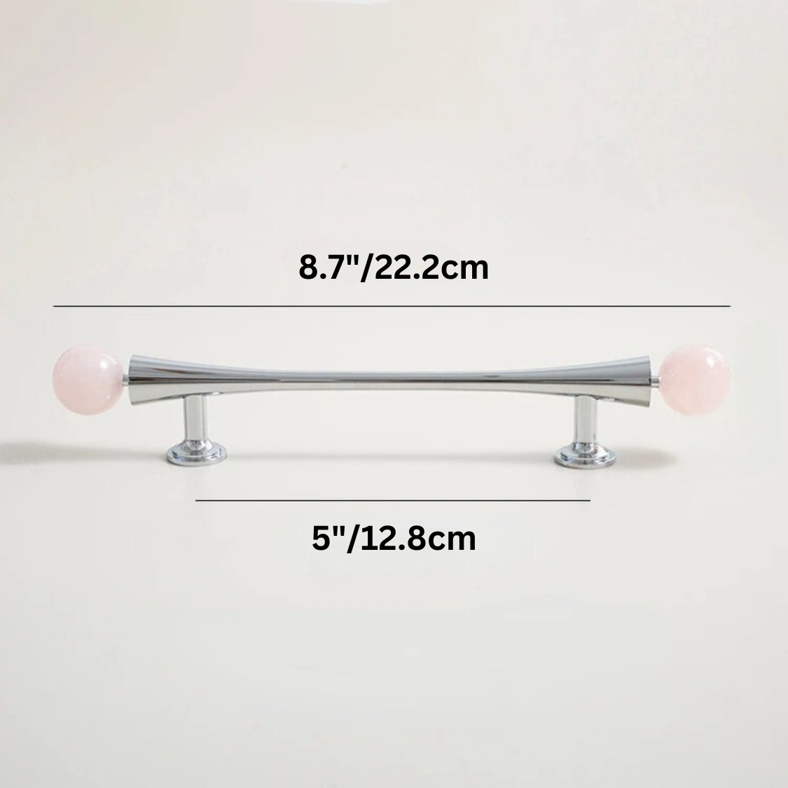 Crystal Cabinet Knob & Pull Bar Set - Decorative Hardware for Kitchen & Bathroom Drawers