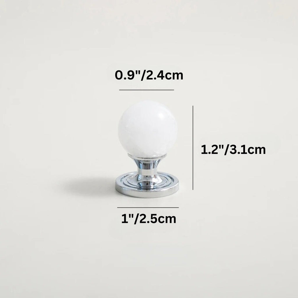 Crystal Cabinet Knob & Pull Bar Set - Decorative Hardware for Kitchen & Bathroom Drawers