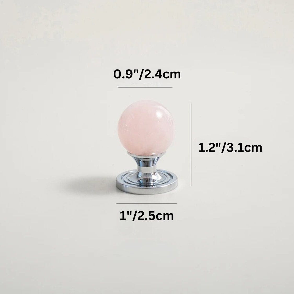 Crystal Cabinet Knob & Pull Bar Set - Decorative Hardware for Kitchen & Bathroom Drawers