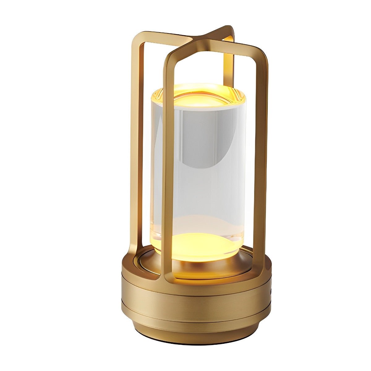 Portable Cordless Lantern Table Lamp with USB Rechargeable Touch Dimming for Nighttime Use & Outdoor Activities