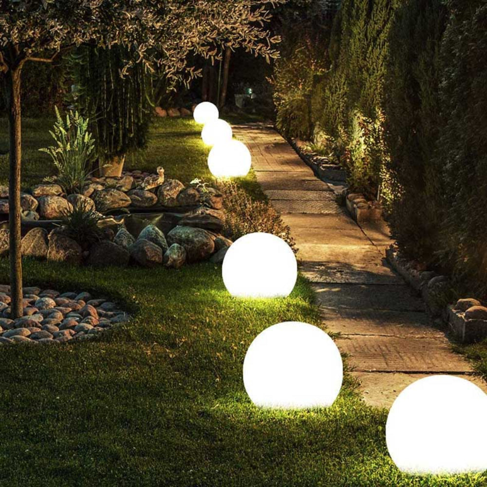 Solar Waterproof Globe Light for Outdoor Garden, Patio, and Pathway Illumination