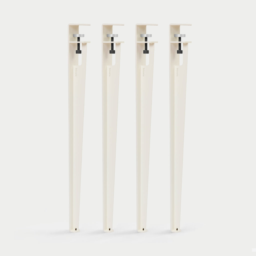 75 cm Adjustable Table Legs Set of 4 - Metal Furniture Legs for DIY Tables & Home Decor