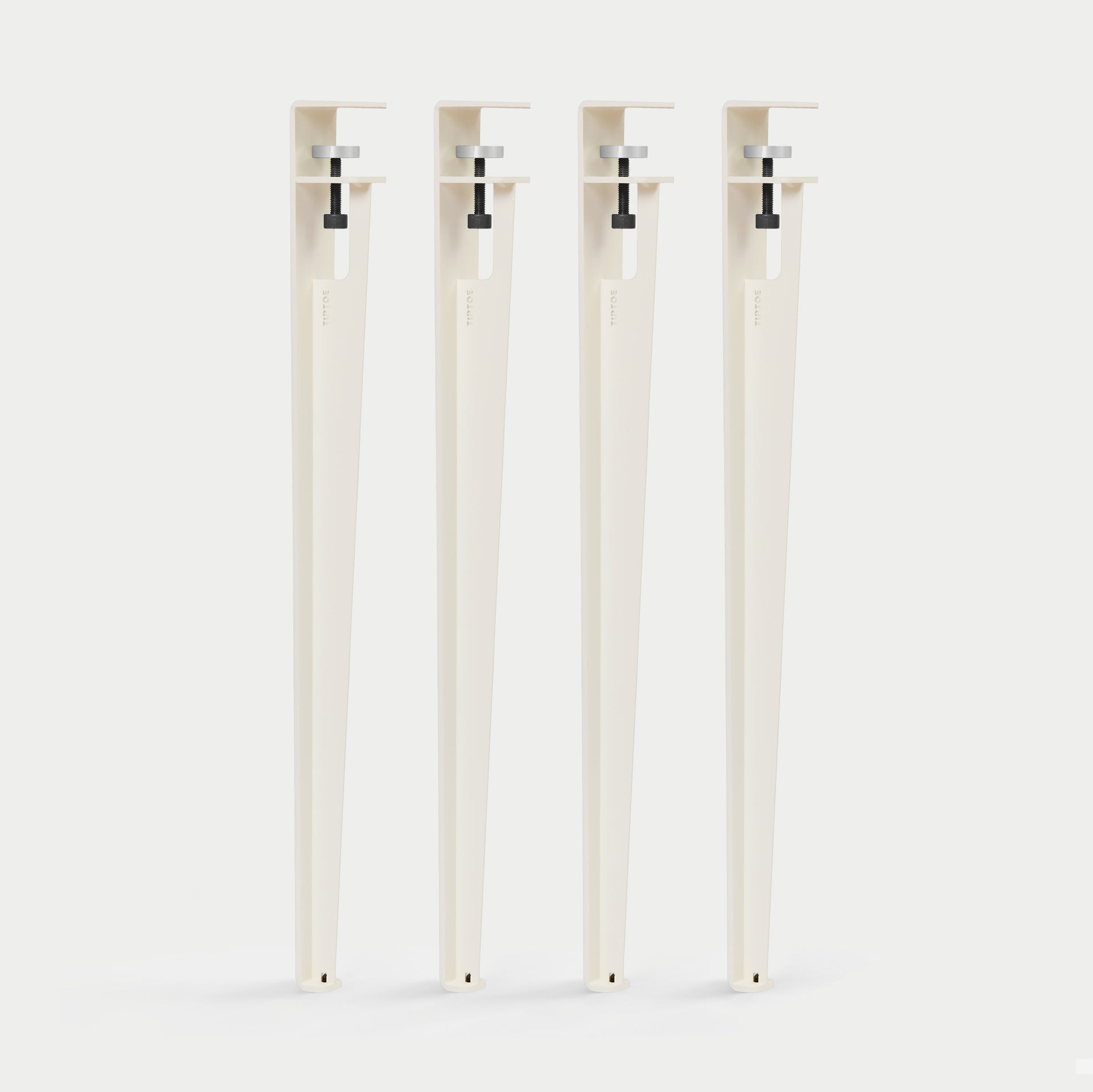 75 cm Adjustable Table Legs Set of 4 - Metal Furniture Legs for DIY Tables & Home Decor