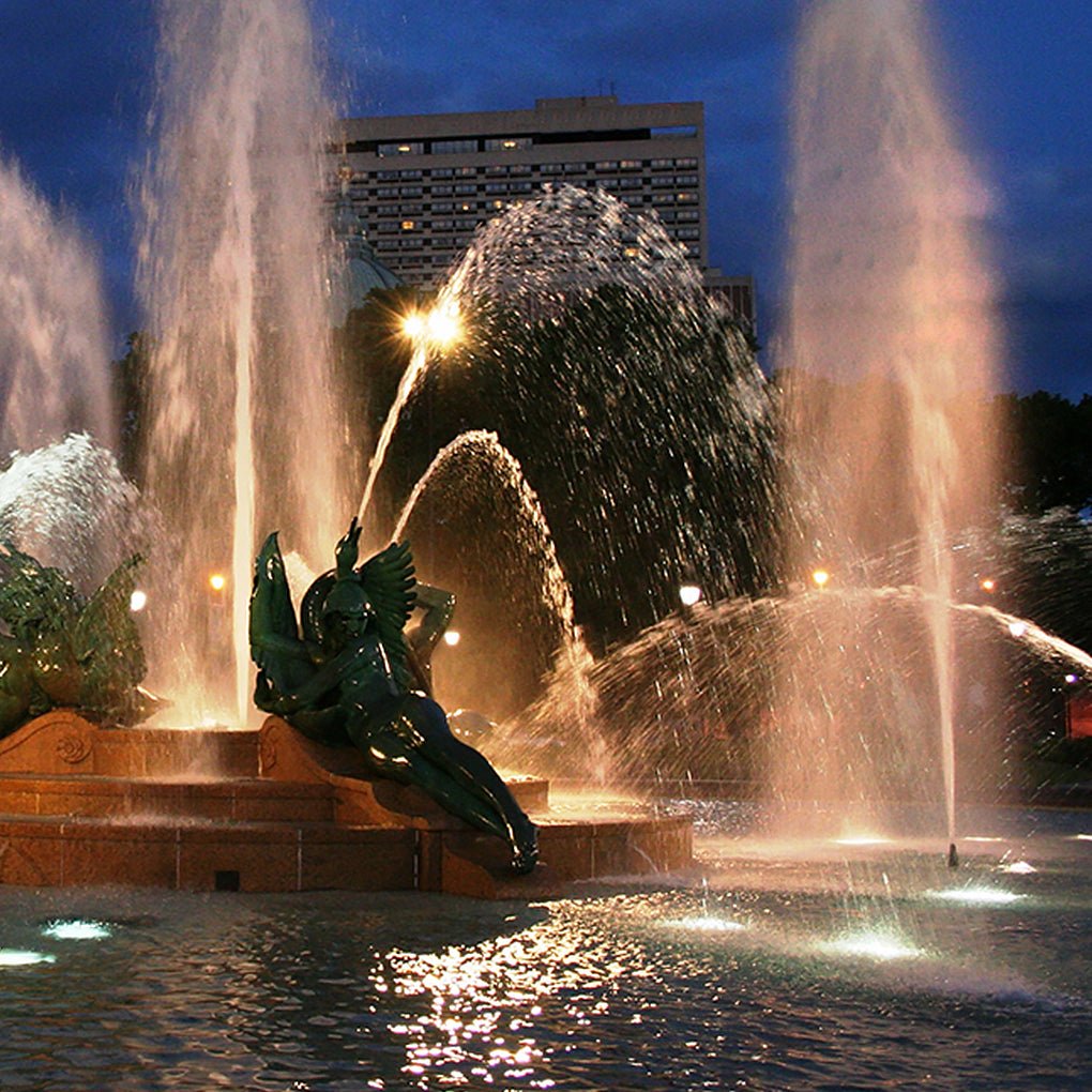 LED Color Changing Ring Lights for Outdoor Fountains - Underwater Fountain & Pool Light Combo Vibrant Color-Changing Underwater Lights