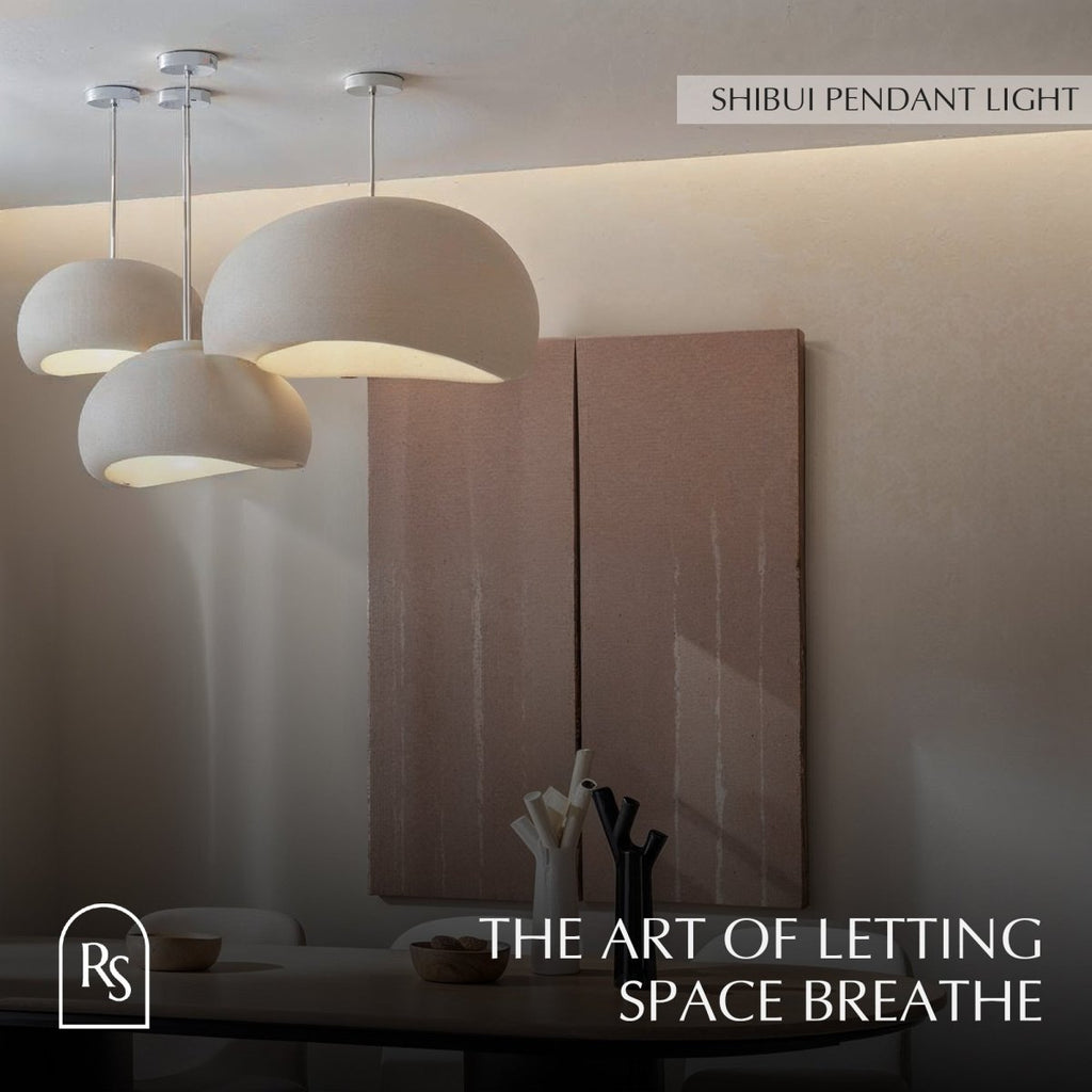 Shibui Pendant Light - Modern Minimalist Design with Adjustable Height for Kitchen Island & Dining Areas