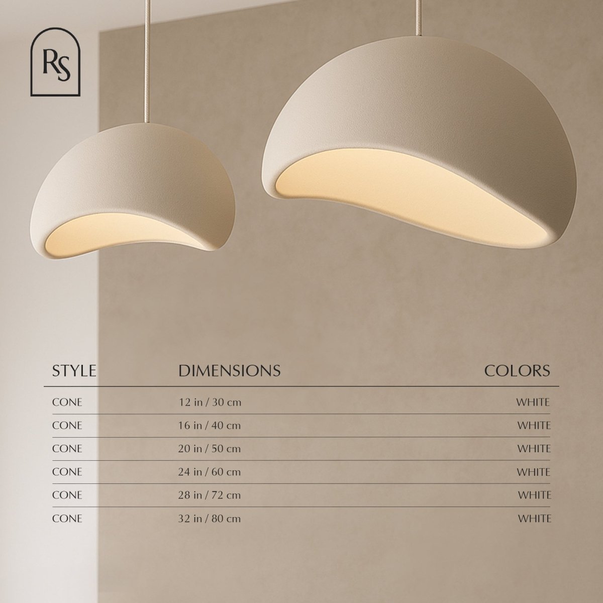 Shibui Pendant Light - Modern Minimalist Design with Adjustable Height for Kitchen Island & Dining Areas