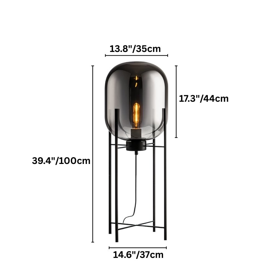 LED Floor Lamp with Adjustable Height and Modern Design for Living Room & Bedroom Lighting