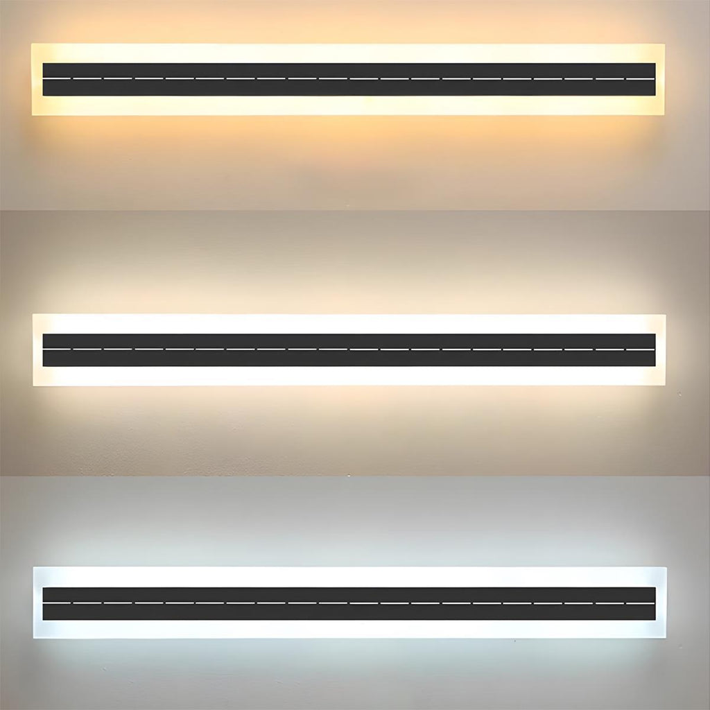 Solar Waterproof LED Strip Lights for Outdoor Use - Ideal for Porches, Patios, and Exterior Walls