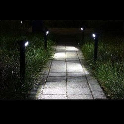 Solar Pathway Lights - Motion Activated LED Outdoor Lighting - 2 Pack - Warm & Cool White Options for Garden & Walkway Illumination